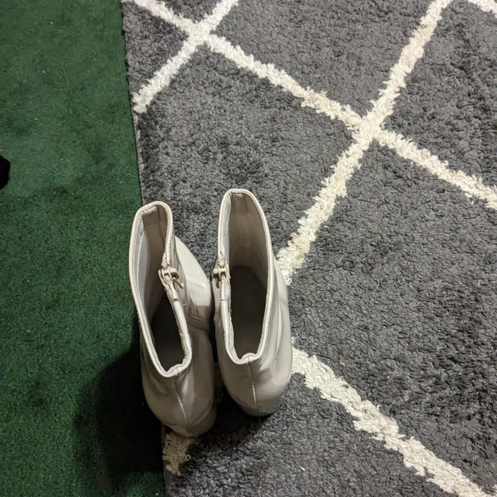 Cream Colored Boots - Picture 2 of 2